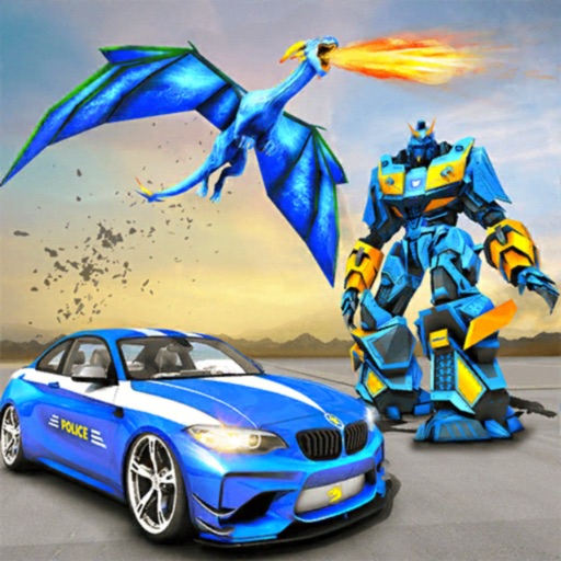 Flying Dragon War Robot Arena iOS App