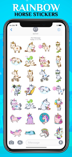 Rainbow Horse Emojis(圖2)-速報App