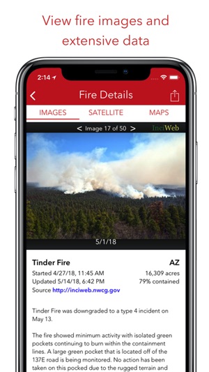 Fire Finder - Wildfire Info(圖2)-速報App