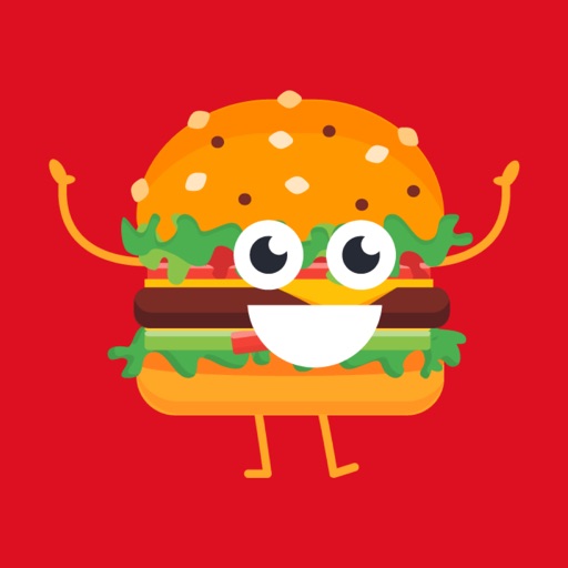 Delicious Fast Food Stickers icon