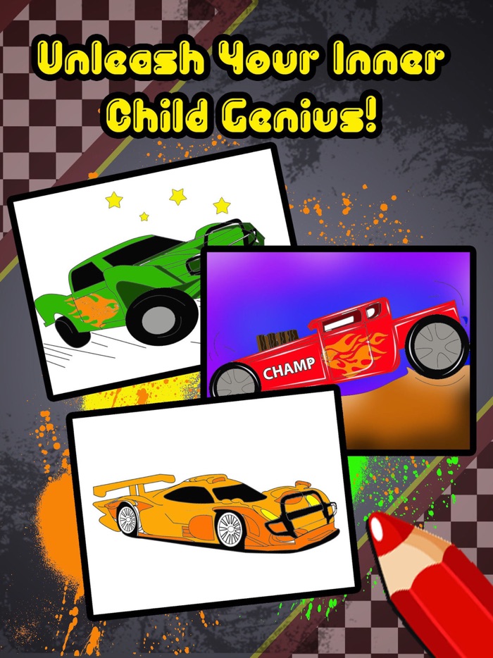 My Hot Flaming Wheels Coloring