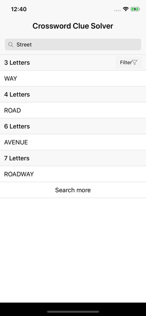 Crossword Clue Solver On The App Store