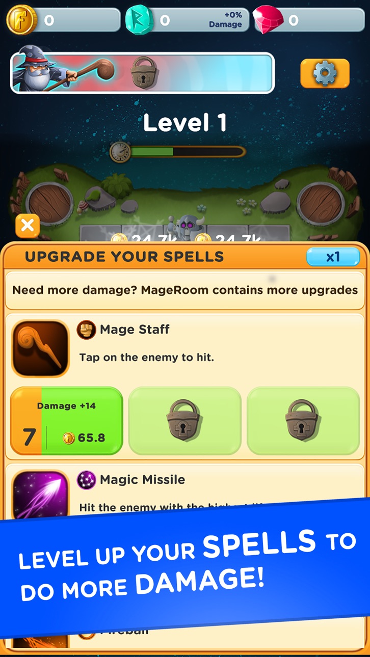 Incremental Mage - Idle games Hack screenshot 3 - iOS game interface