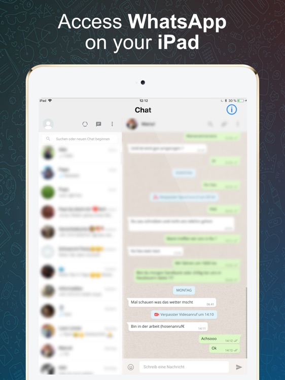 Chat for WhatsApp for iPad