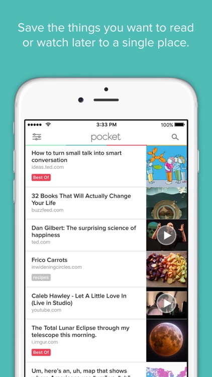 Pocket: Save Stories for Later