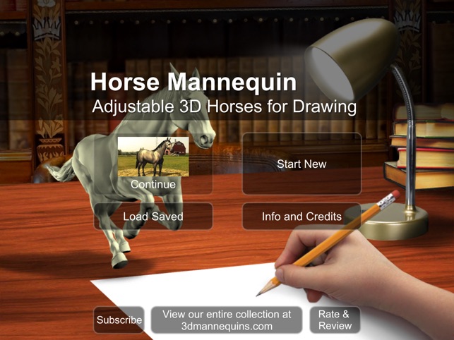 horse mannequin for drawing