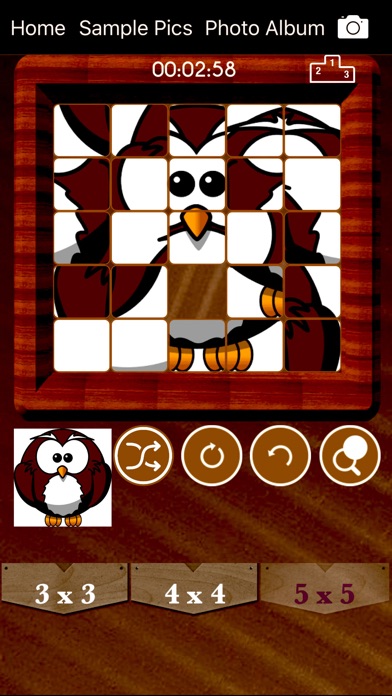 Sliding puzzle tiles Premium screenshot 2