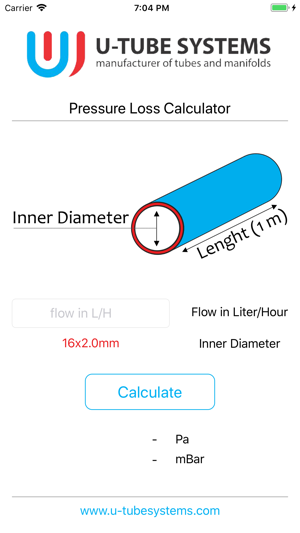 Pressure loss-calc.