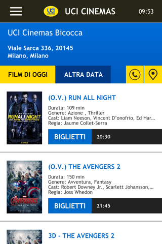 Webtic UCI CINEMAS ITALIA screenshot 2