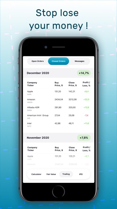 Fair Value of trading stocks screenshot 2