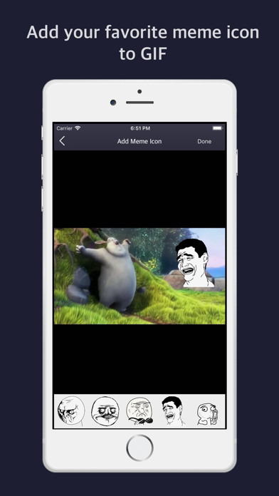 How to cancel & delete Create Meme GIF - GIFbook from iphone & ipad 3