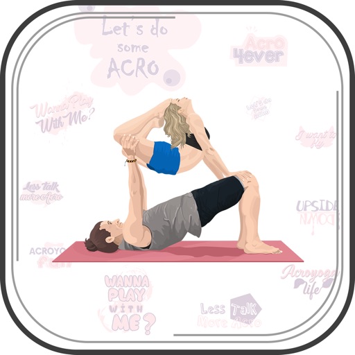 Acroyoga stickers icon