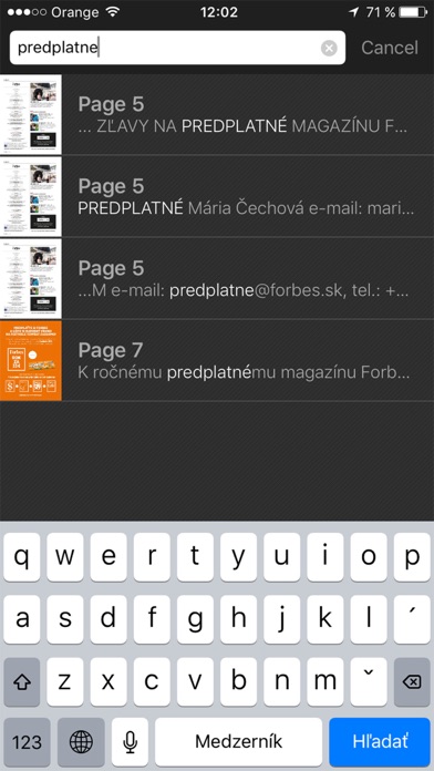 Forbes Slovensko screenshot 3