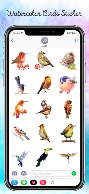 Watercolor Beautiful Birds(圖2)-速報App