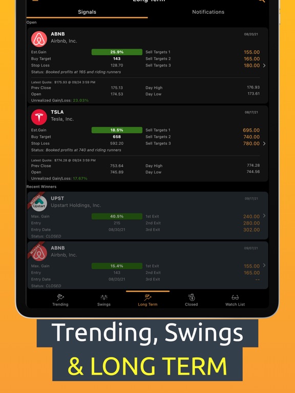 Stock Signals Tracker & Alert screenshot 2