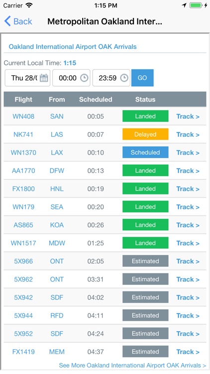 World Airports Schedule