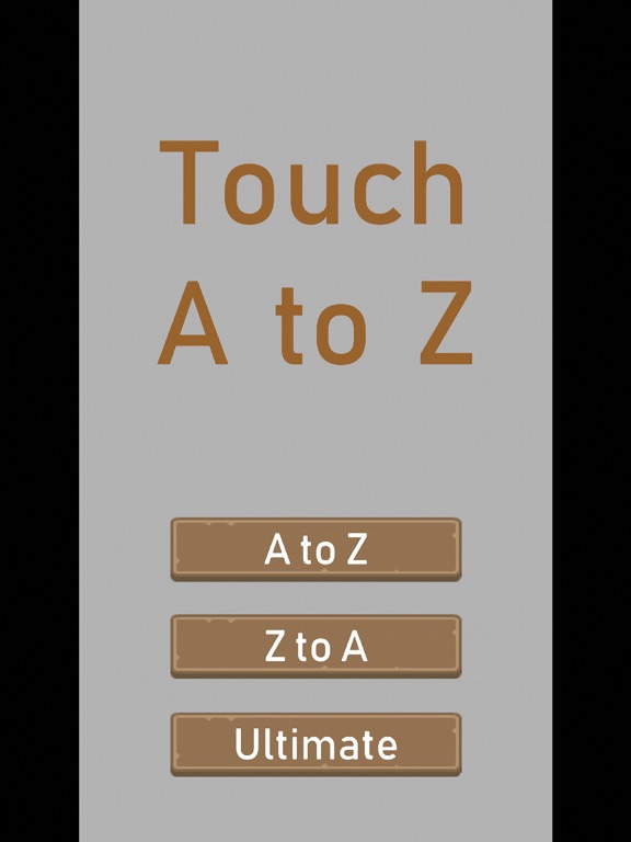 Touch A to Z на iPad