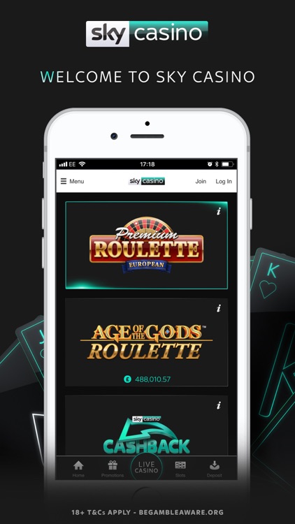 Sky Casino Blackjack, Roulette