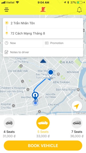 Quyết Tiến Taxi(圖4)-速報App