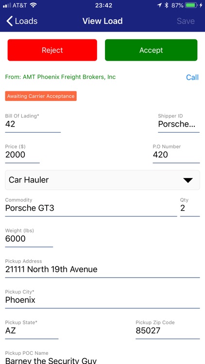 Haulynx Load Distribution