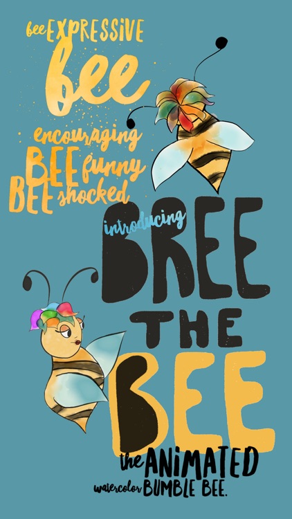 Bree the Bee Sticker Pack