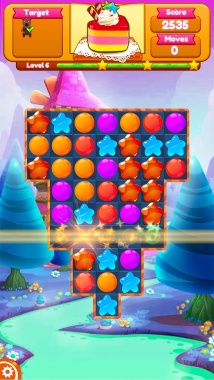 Sweet Candy Blast Fruit puzzle screenshot-6