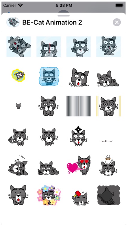 BE-Cat Animation 2 Stickers