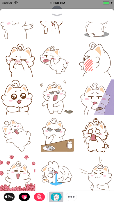 Fatty Cat Animated Stickers screenshot 2