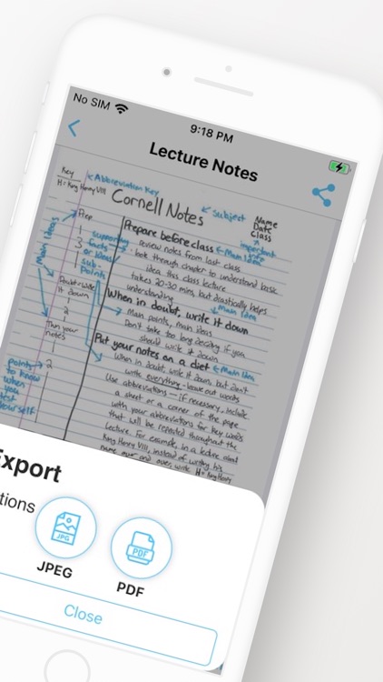 Organize Notes & Homework App