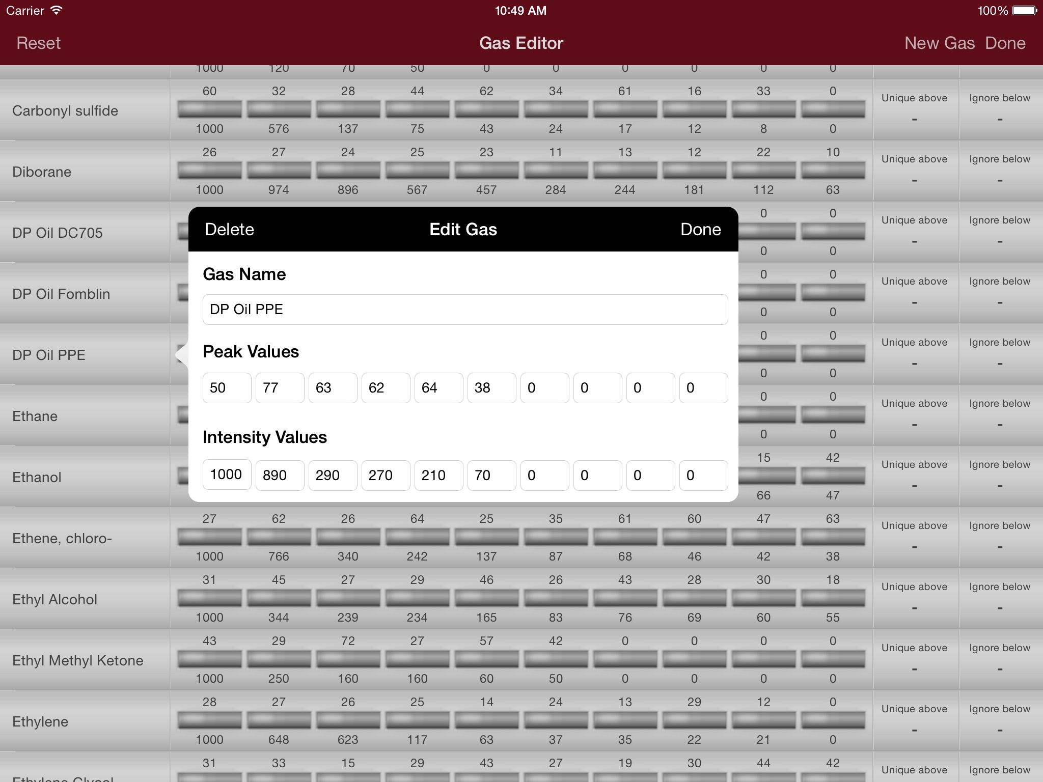 Hiden MS Spectral Evaluator screenshot 4