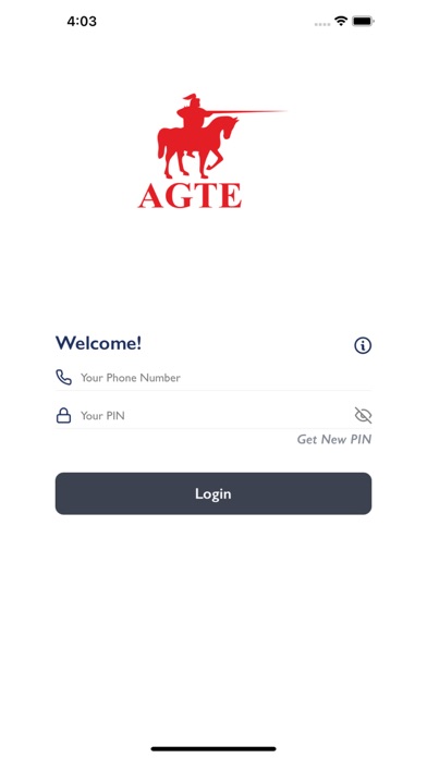 AGTE Ordering Screenshot