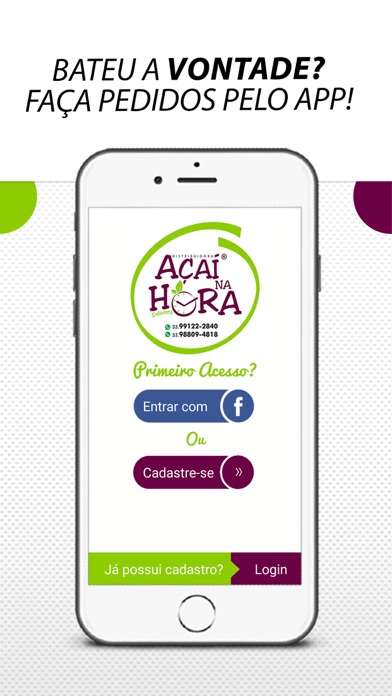 How to cancel & delete Açaí na Hora Delivery from iphone & ipad 3