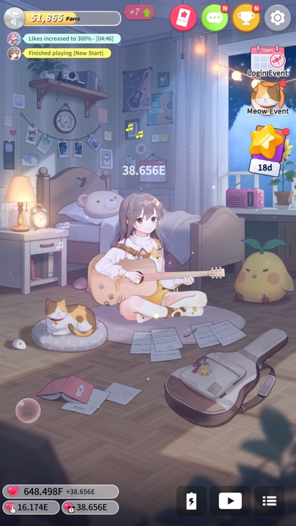 Guitar Girl:Relaxing MusicGame screenshot-4