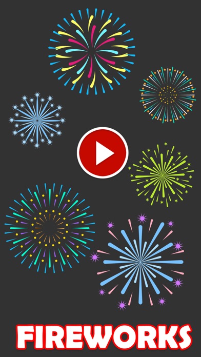 Animated Fireworks Sticker Screenshot 1