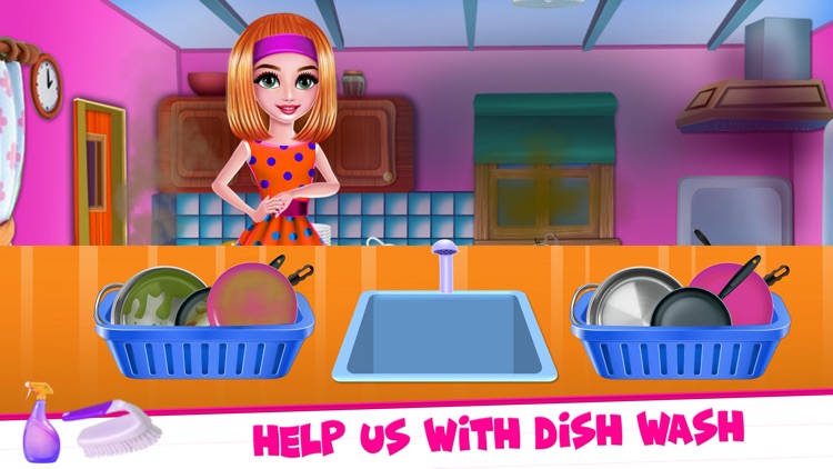 Pinky House Keeping Clean screenshot-3