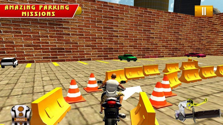 SuperBike Stunt Drive: Parking