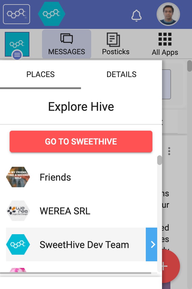 SweetHive new World of Sharing screenshot 3