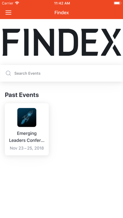 Findex Events screenshot 2