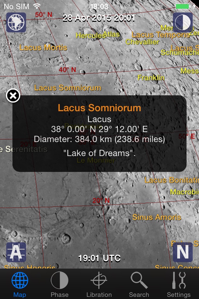 Moon Atlas screenshot 3