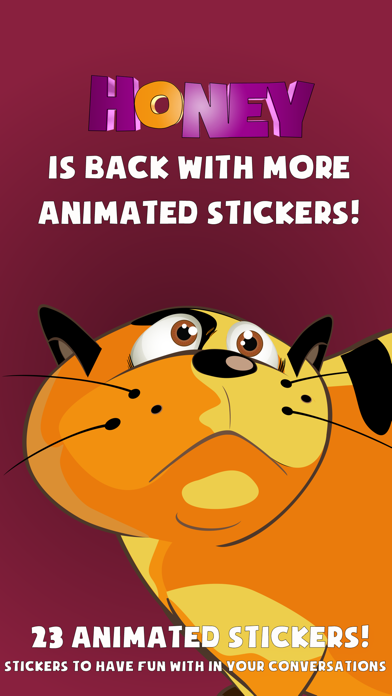 Kitty Cat Hon Stickers Screenshot 1