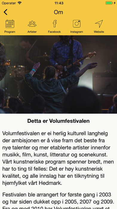 Volumfestivalen 2018 screenshot 2