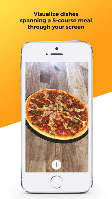 Food menu AR screenshot 2