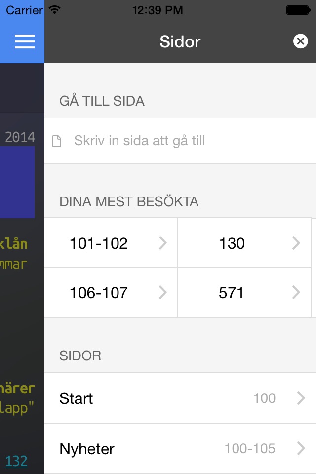 TextTV.nu - SVT Text TV screenshot 3