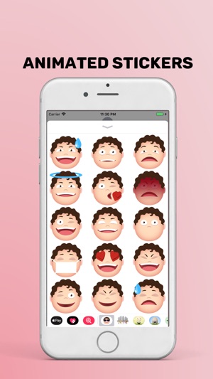 Animated Face Stickers