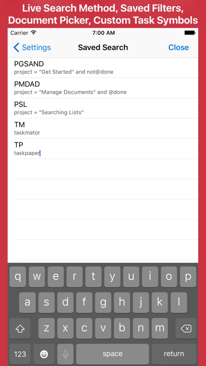 Taskmator - TaskPaper Client screenshot-4