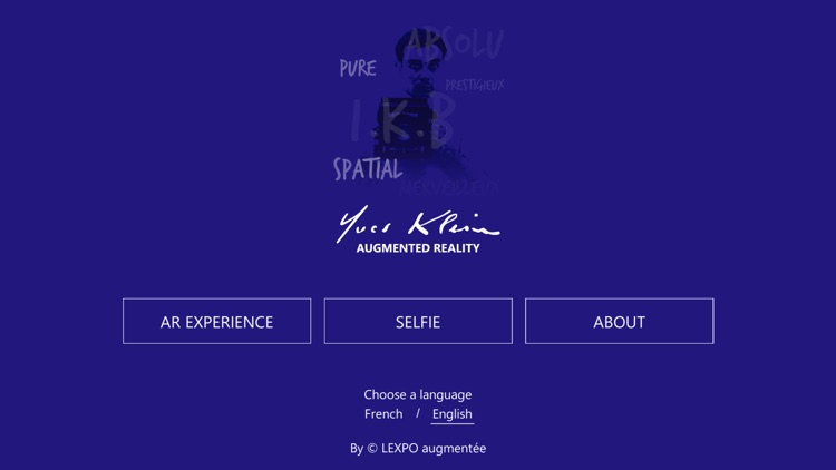 Yves Klein Augmented Reality