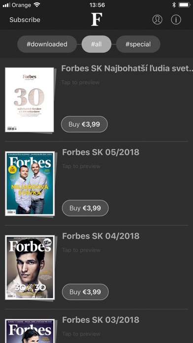 Forbes Slovensko screenshot 2