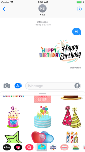 Wish Happy Birthday Stickers(圖2)-速報App