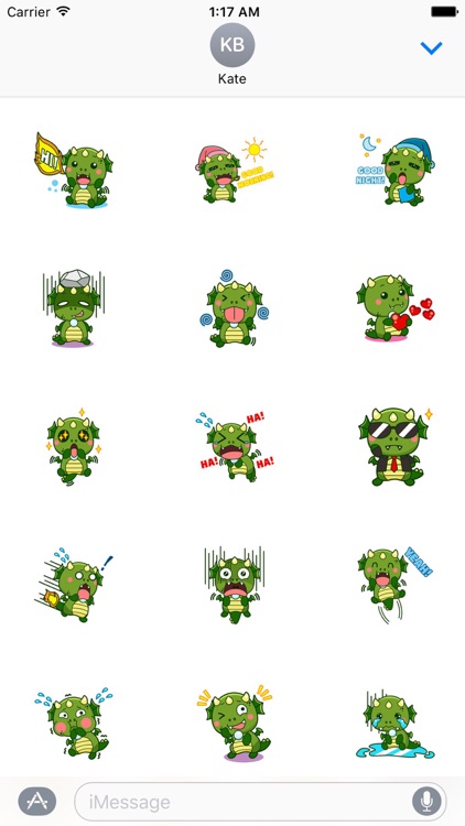 Cute Baby Dragon Stickers Pack