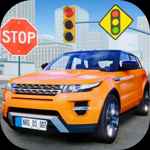 Real Car Driving School Games Icon